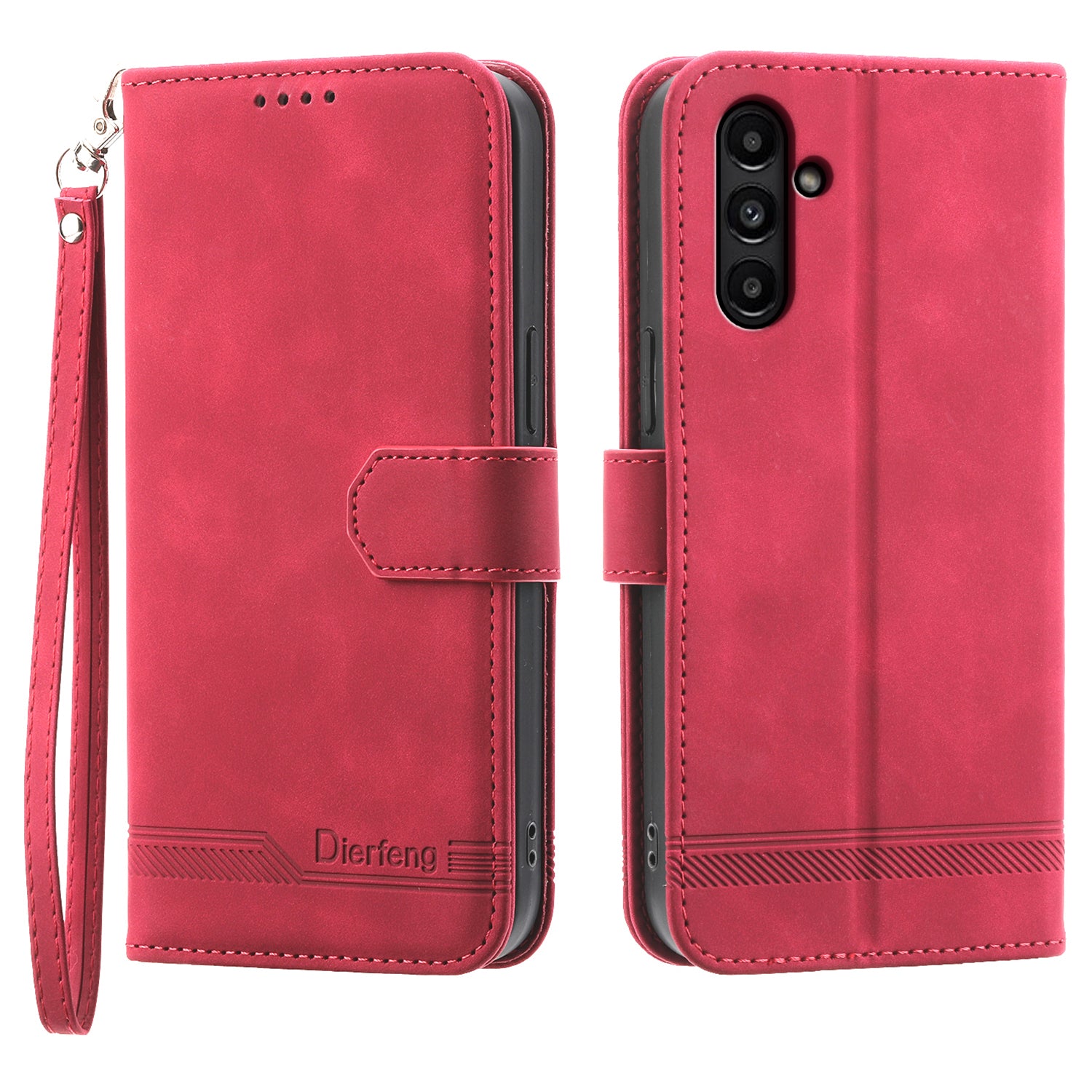 DIERFENG DF-03 For Samsung Galaxy A15 Case Shockproof Leather Stand Phone Cover Wallet DIERFENG DF-03 For Samsung Galaxy A15 Case Shockproof Leather Stand Phone Cover Wallet